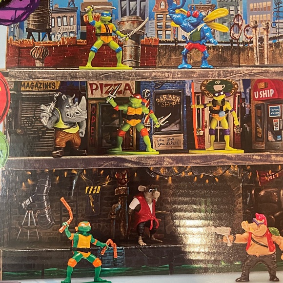 Teenage Mutant Ninja Turtles: Mutant Mayhem Mini Figure Battle Pack (8 figures) - Picture 5 of 6